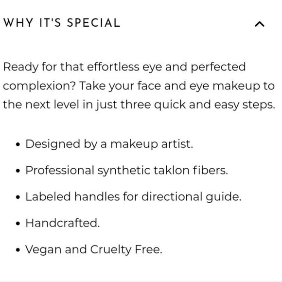 MOTD SEAS the Day 3 Piece Brush set - Picture 3 of 14